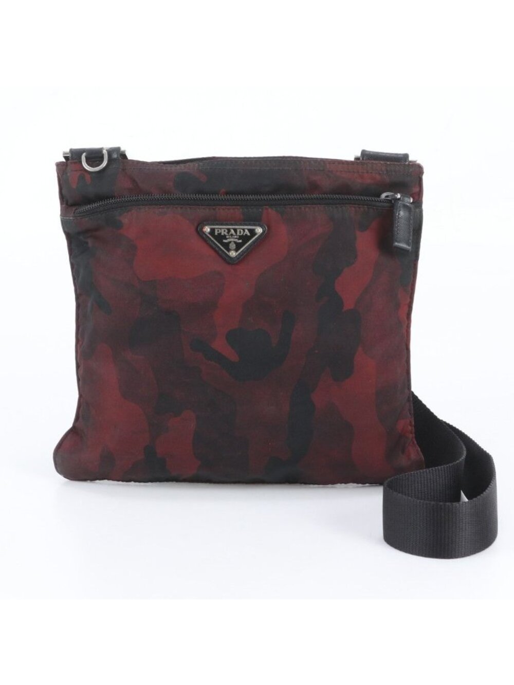 Prada Tessuto Nylon Camouflage Shoulder Bag Crossbody Messenger